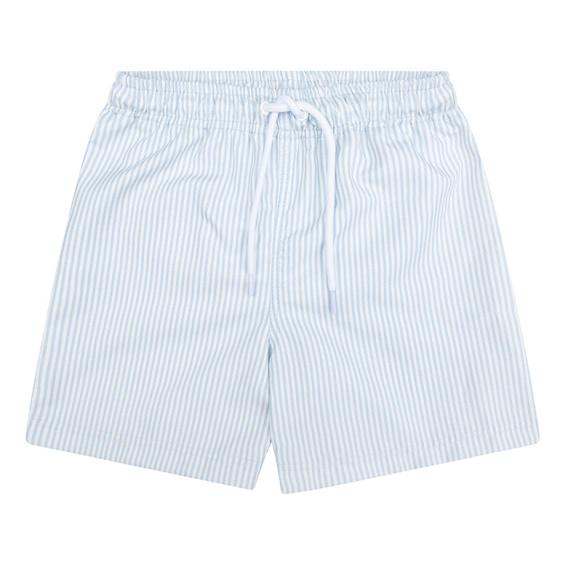 Load image into Gallery viewer, Blue stripes | blauw witte uv zwembroek jongens mannen
