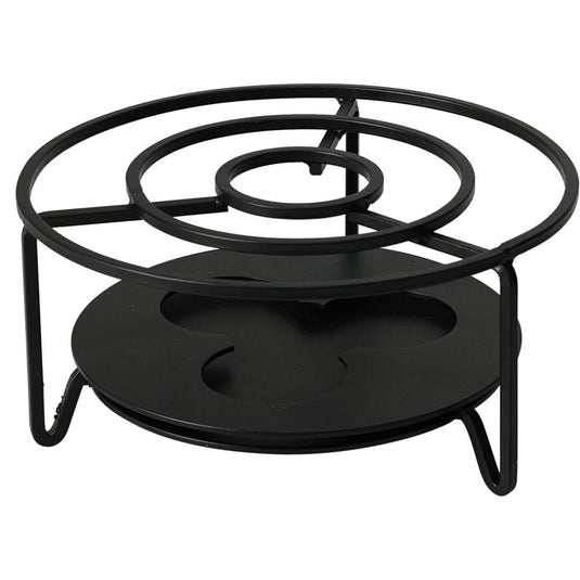 Excellent houseware rechaud ã˜16xh8cm zwart rechaud rvs ã˜16xh8cm zwart