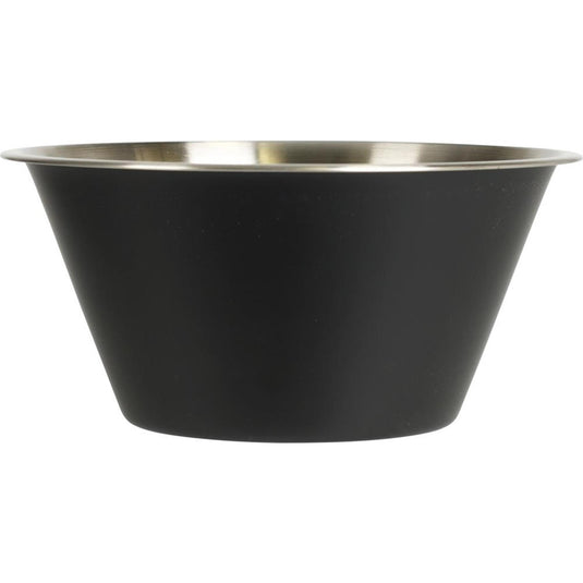 Excellent houseware schaal rvs 950ml zwart