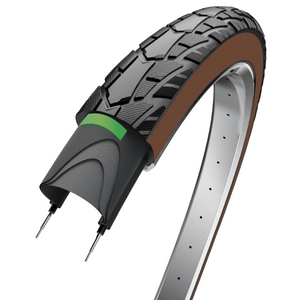 Edge buitenband performance protect 28 x 1.75 47-622 - zwart bruin met reflectie