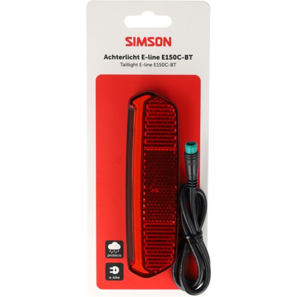Load image into Gallery viewer, Simson aurora achterlicht e-line e150c-bt
