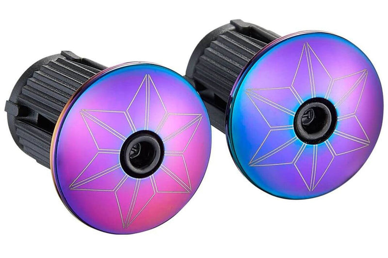 Load image into Gallery viewer, Supacaz Super sticky kush bling stuurlint oil slick inclusief aluminium stuurplug
