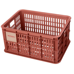 Basil fietskrat S - klein - 17.5 liter - rood