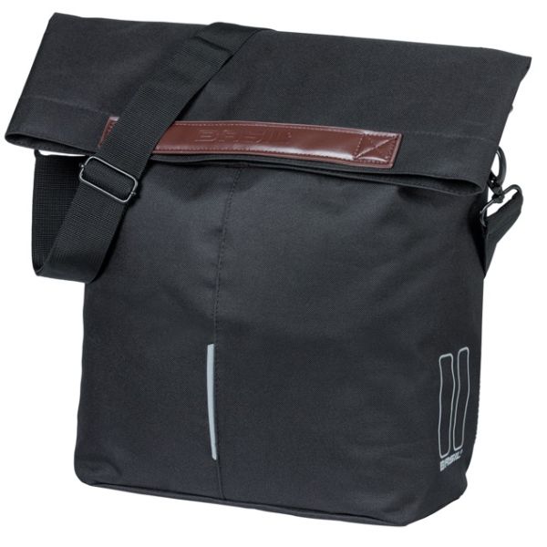 Load image into Gallery viewer, Basil fietsshopper city mik hooks 14-16l 13 x 29 x 31 cm - zwart

