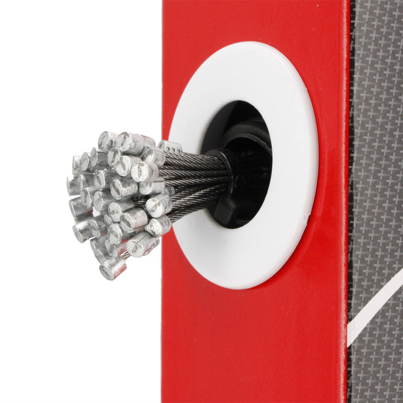 Load image into Gallery viewer, Trivio - doos 50 stuks binnenkabels shift lengte=2 250mm 7×7 draads rvs slick ø1,1mm met n-nippel ø4×4
