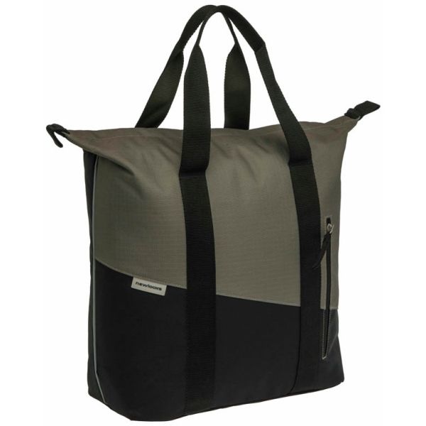 Load image into Gallery viewer, Newlooxs tas new looxs kota shopper | oslo | zwart groen | 24l
