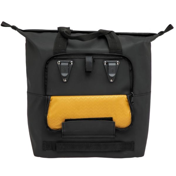 Load image into Gallery viewer, New Looxs zwarte boodschappentas 24L - polyester - zwart - haken
