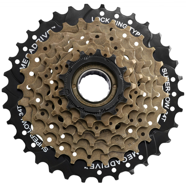 Load image into Gallery viewer, Sunrace threaded cassette sprocket mf300 7-speed 14-34 - black
