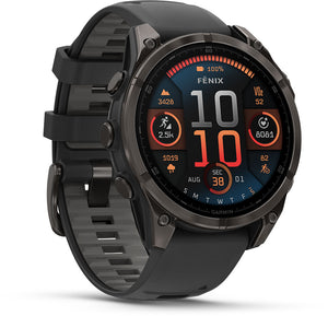 Garmin fēnix® 8 - 47 mm amoled sapphire - gps multisport