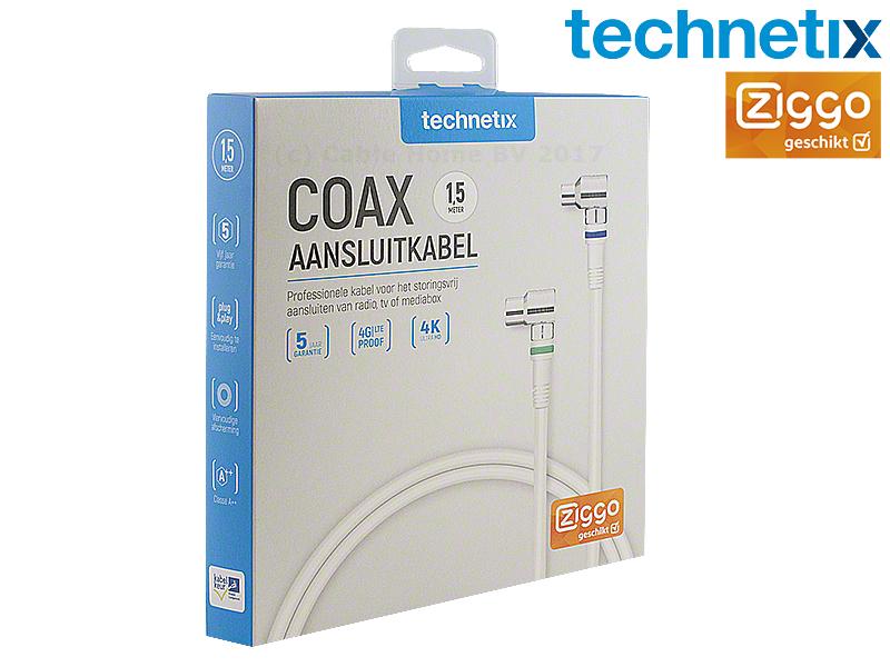 Afbeelding laden in galerijviewer, Enzo coax kabel - technetix - 1.5 meter

