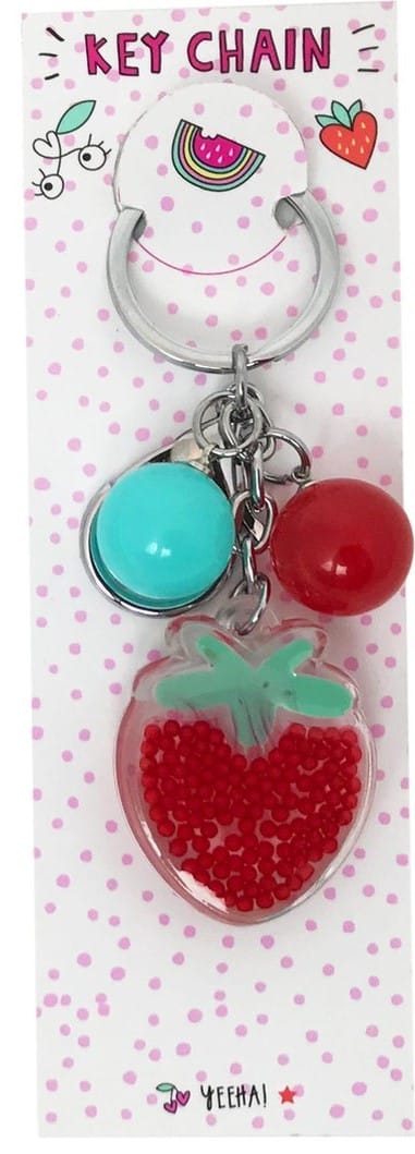 Van der doelen summer fun sleutelhanger aardbei