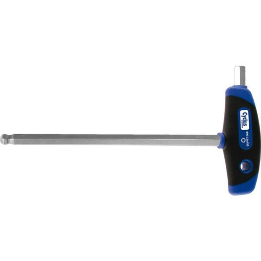 T-Greep kogelkop inbussleutel 4mm 150mm lang Cyclus 720613
