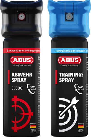 Abus defense spray sds80 45ml incl. training spray twinpack
