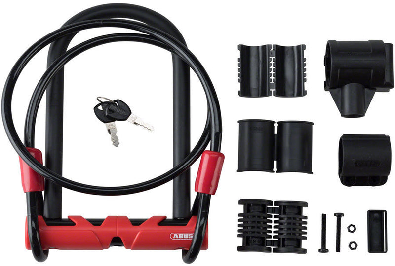 Load image into Gallery viewer, Abus ultimate 420 140 u-lock incl. cobra loop cable and ush bracket
