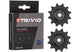 Trivio - derailleurwieltjes 12 12t chromo lagers