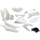 Edge plaatset 11-delig voor aprilia sr van bouwjaar 1997 tot 2004 - glanzend wit