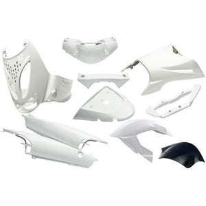 Edge plaatset 11-delig voor aprilia sr van bouwjaar 1997 tot 2004 - glanzend wit