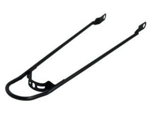 spatbordstang met bumper 28 inch achter zwart