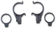 Acid fork adapter for mudguard stays o-ring clip
