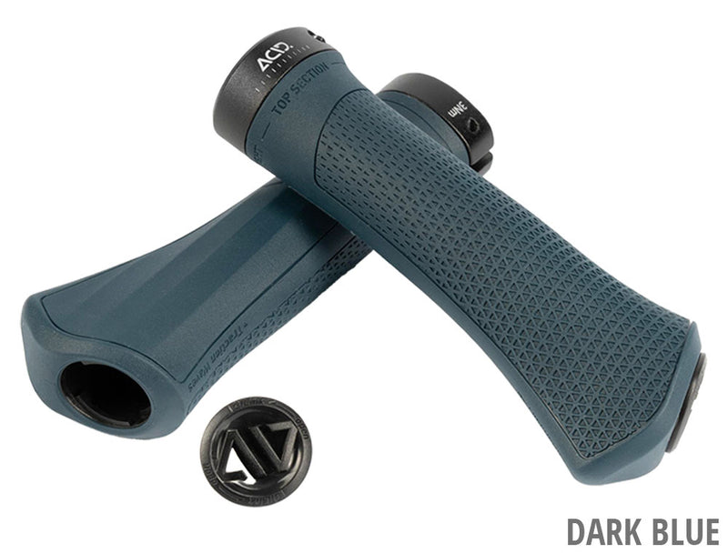 Load image into Gallery viewer, Acid hybrid tour grips | large | dark red
