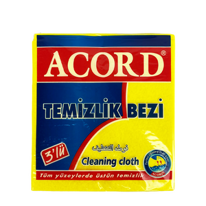 Acord poetsdoek 35x38cm 3 stuks