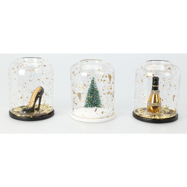 Home styling theelichthouder met sequins