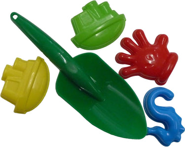 Adriatic schepje 26cm met 4 zandvormpjes in netje