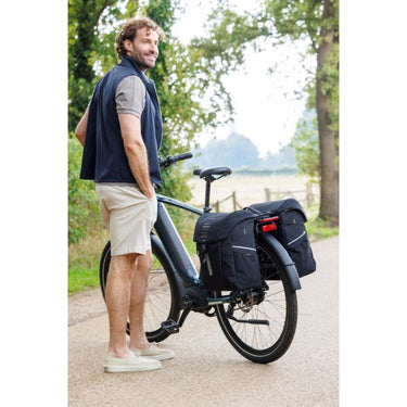 Newlooxs tas new looxs vigo dubbel | zwart groen | mik 2.0 | 40l