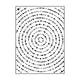 Carabelle studio • embossing sjabloon 10,8x14,6cm grands cercles
