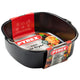 Pyrex metalen mand bak met handvat voor air fryer 22x21 cm vierkant