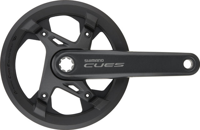 Load image into Gallery viewer, Shimano cues fc-u6000-1 crankset w chain guard
