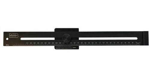 Mib messzeuge mib afschrijfliniaal 300mm zwart