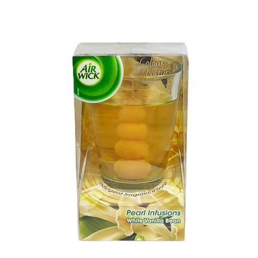 Air wick geurglas pearl infusions white vanilla bean 120g