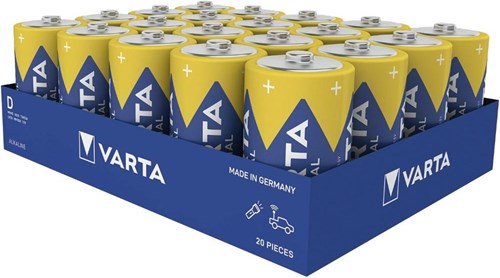 Load image into Gallery viewer, Varta alkaline industrial pro batterij d tray(20) - 3015378
