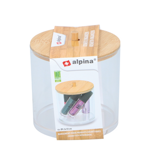 Alpina cosmetica organizer transparant ø9,5cm