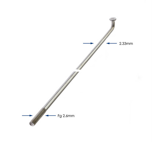 Spaken 230-13 Raggi ø2.33mm FG 2,6 - zink (144