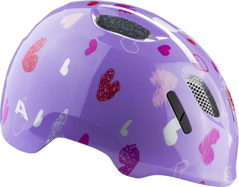 Load image into Gallery viewer, Alpina ximo 2 purple hearts gloss - kid's helmet
