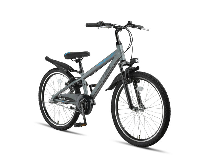 Load image into Gallery viewer, Altec attack mtb 24 inch jongens 3v v-brakes grijs
