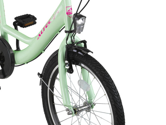 Altec belle 20 inch meisjes v-brakes mintgroen