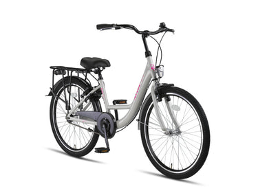 Altec belle 24 inch meisjes v-brakes lichtgrijs