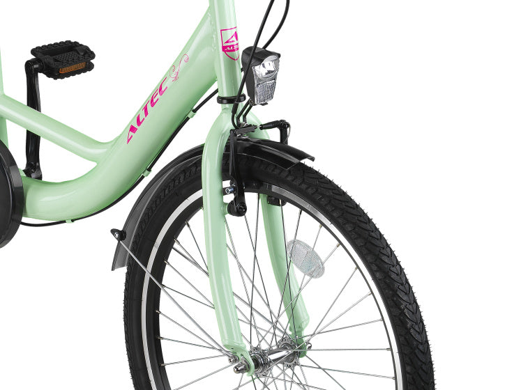 Load image into Gallery viewer, Altec belle 24 inch meisjes v-brakes mintgroen
