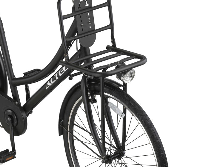 Load image into Gallery viewer, Altec berlijn 28 inch 53 cm dames 7v v-brakes matzwart
