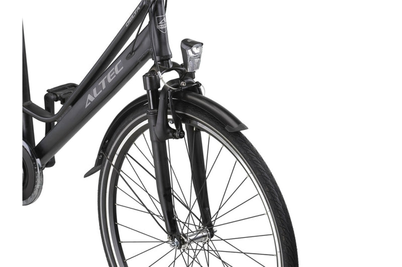 Load image into Gallery viewer, Altec delta 28 inch 50 cm dames 3v rollerbrake matzwart
