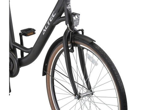 Altec marquant 28 inch 50 cm dames 3v v-brakes matzwart