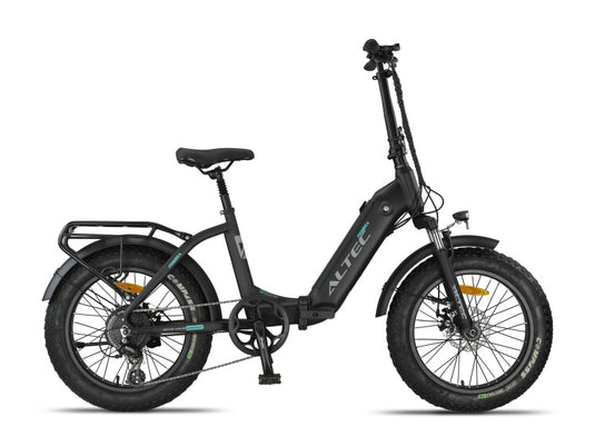 Altec primera fatbike vouwfiets 20 inch 41 cm unisex 8v schijfrem matzwart