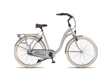 Altec sweet moederfiets 28 inch 56 cm dames 3v rollerbrake zilver