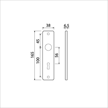 Ami kortschild 165 4 rh slg 56 f-1 - 211002