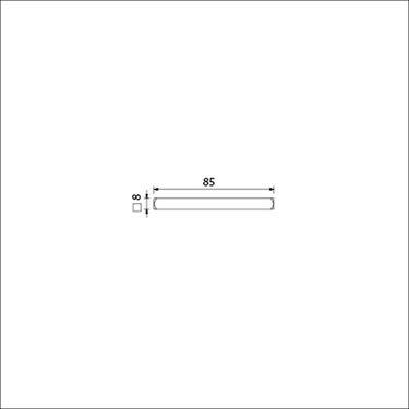 Ami vierkant stift 8x85 mm - 900471