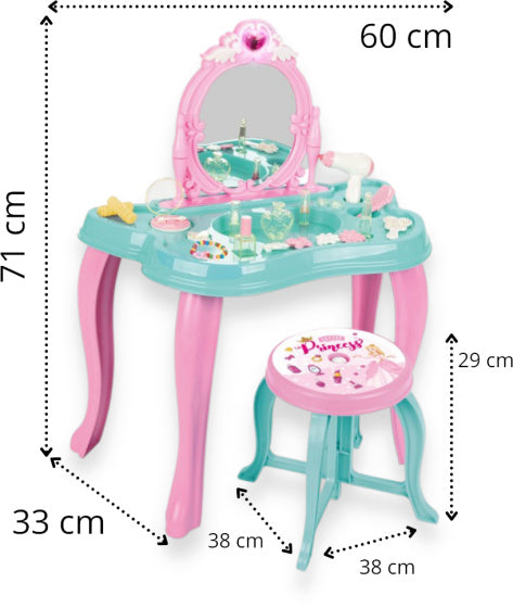 Pilsan Make-up tafel lichten geluidseffecten paars