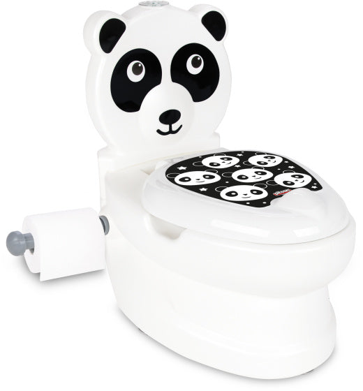 Load image into Gallery viewer, Pilsan Panda educatief plaspotje wit zwart
